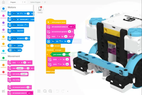 Lego Spike Prime code and car