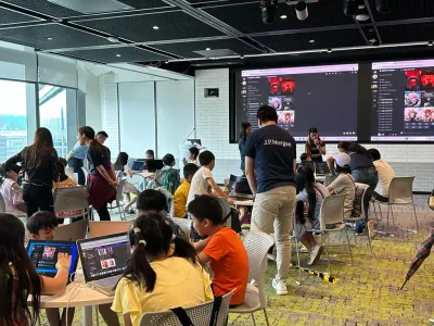 J.P. Morgan AI藝術創作親子工作坊