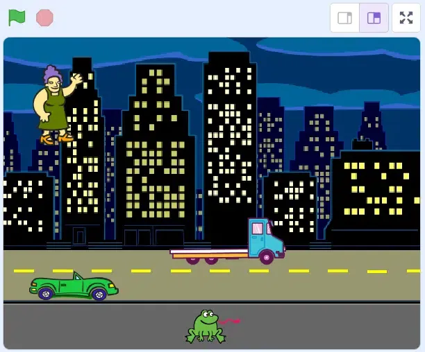 青蛙過馬路遊戲