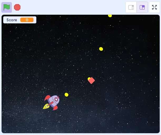 Scratch 火箭遊戲
