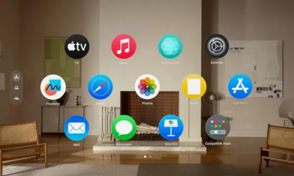 Apple Vision Pro UI 介面展示